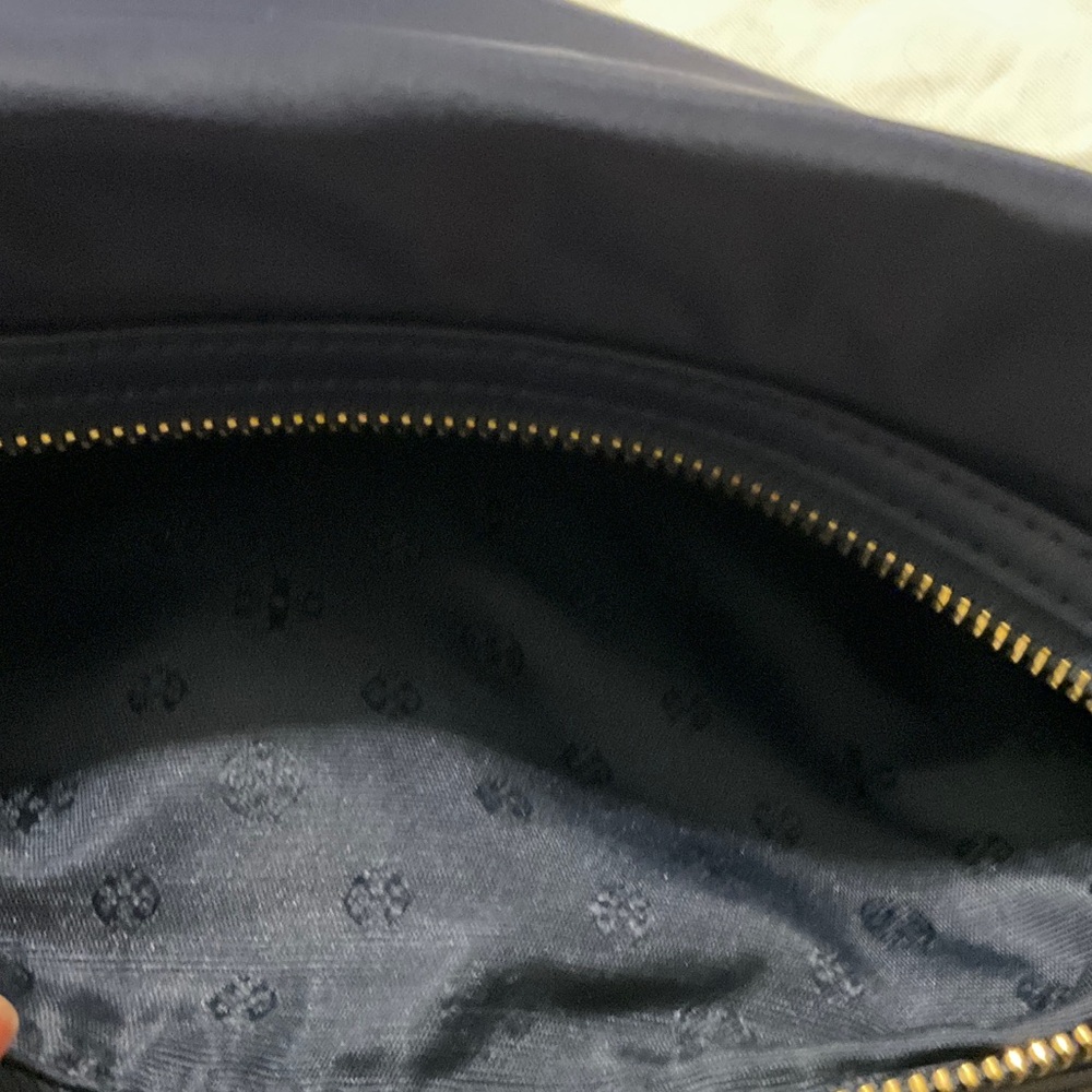 Tory Burch Navy Belt Bag with Gold Accents - Picture 5 of 5